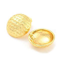 Rack Plating Brass Flat Round Stud Earrings&nbsp;EJEW-A028-37G