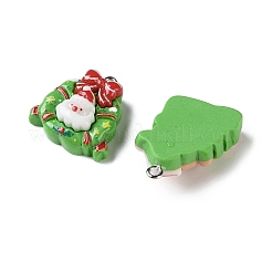 Christmas Opaque Resin Pendants&nbsp;RESI-I352-01P-01