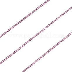 12プライメタリックコード  ジュエリー作りのための  ピンク  0.8mm  約27.34ヤード（25m）/ロール&nbsp;MCOR-CJ0001-03O