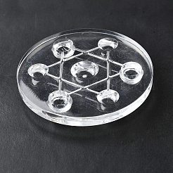 Chakra Acrylic Base Seven Star Group Display Decorations&nbsp;DJEW-K031-02