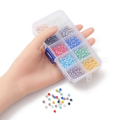 1000Pcs 10 Colors Electroplate Glass Beads Strands&nbsp;EGLA-YW0003-05