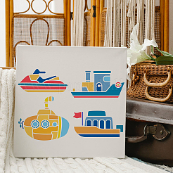 PET Hollow out Drawing Painting Stencils Sets for Kids Teen Boys Girls&nbsp;DIY-WH0172-442