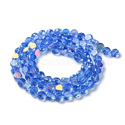Transparent Electroplate Glass Beads Strands&nbsp;GLAA-Q099-D01-M01