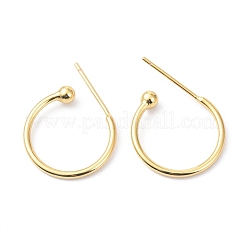 Brass Stud Earrings&nbsp;KK-P205-02G