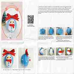 Christmas Theme Needle Felting Keychain Kit with Instructions&nbsp;DIY-F111-04