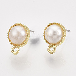 Alloy Stud Earring Findings&nbsp;LS-X-PALLOY-S121-138