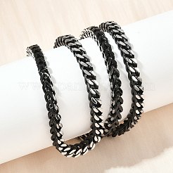 5MM 304 Stainless Steel Wheat Chain Necklaces for Women Men&nbsp;NJEW-Z093-04EB
