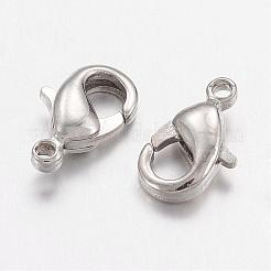 Brass Lobster Claw Clasps&nbsp;KK-901-N-NF