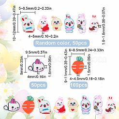 200Pcs Cartoon Handmade Polymer Clay Beads&nbsp;CLAY-SP0001-04