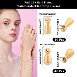 80Pcs 2 Styles 201 Stainless Steel Charms&nbsp;STAS-BBC0010-82