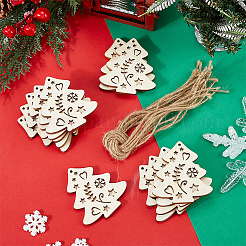 DIY Wood Pendant Decorations&nbsp;WOOD-WH20007-02B