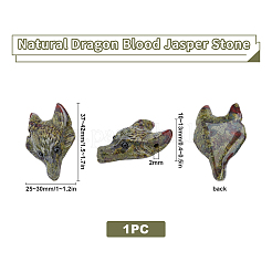 Natural Dragon Blood Pendants&nbsp;G-SC0001-20C
