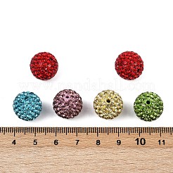 Pave Disco Ball Beads&nbsp;RB-Q195-14mm-M
