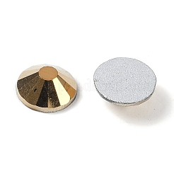フラットバックガラスラインストーン  グレードA  バックメッキ  多面カット  半円  オーラム  6.3~6.5mm  約288個/袋&nbsp;RGLA-C002-SS30-567