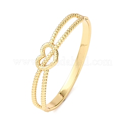 304 Stainless Steel Hinged Bangles for Women&nbsp;BJEW-F527-02G