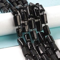Natural Black Tourmaline Beads Strands&nbsp;G-M403-B16
