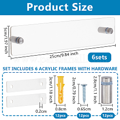 Acrylic Name Card Holders&nbsp;AJEW-WH0270-597C