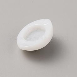 プラスチック人形クラフトの目  中空の眼球  おもちゃの DIY アクセサリー用  オーバル  黄緑  14x19x7.5mm  内径：10mm&nbsp;FIND-WH0427-31B-04