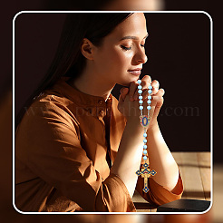 DIY Rosary Bead Jewelry Making Finding Kits&nbsp;DIY-SC0029-76
