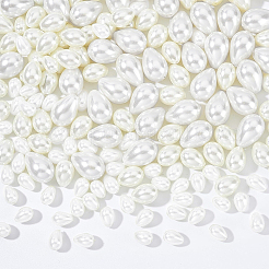 160個 3スタイル ガラスパール ティアドロップビーズ  小麦  7~13x5~9mm  穴：1mm&nbsp;HY-NB0001-06A