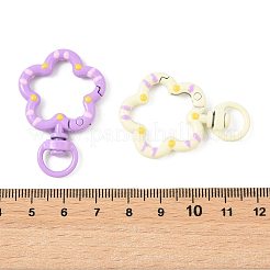 10Pcs Spray Painted Alloy Swivel Snap Hook Clasps&nbsp;FIND-FS0004-56