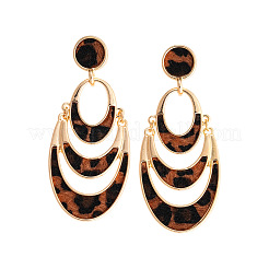 Multi-layer Alloy Stud Dangle Earrings&nbsp;WG8FF9C-02