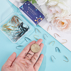 80Pcs 4 Colors 316 Surgical Stainless Steel Earring Hooks&nbsp;STAS-SC0009-23