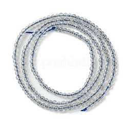 天然石ラブラドライトビーズ連売り  ラウンド  2mm  穴：0.5mm  約208個/連  15.39''（39.1センチメートル）&nbsp;G-Z034-B04-02