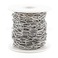 Tarnish Resistant 304 Stainless Steel Paperclip Chains&nbsp;CHS-O011-02P