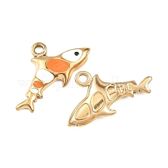 304 Stainless Steel Enamel Pendants&nbsp;STAS-Z186-21G