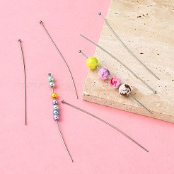 変色しにくい304ステンレススチール製ボールヘッドピン  ステンレス鋼色  70x0.7mm  21ゲージ  ヘッド：2mm&nbsp;STAS-K146-045-0.7x70mm