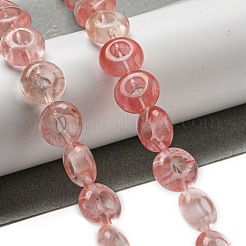 Cherry Quartz Glass Beads Strands&nbsp;G-P536-A15-01