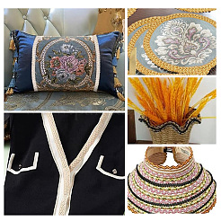 2 Cards 2 Colors Polyester Braided Lace Trim&nbsp;OCOR-PH0002-53