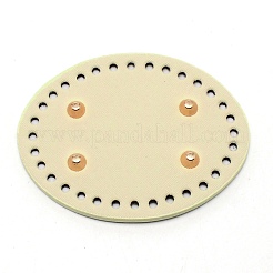 PU Leather Oval Bottom&nbsp;FIND-WH0077-66B
