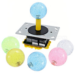 10個 5色樹脂製丸型サムグリップキャップ  ゲームコントローラーロッカー用  ミックスカラー  39mm  穴：5mm  2個/カラー&nbsp;DIY-CA0006-79