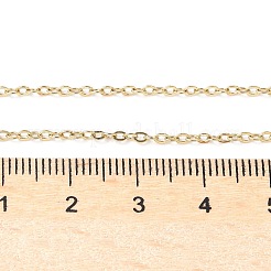 イオンプレーティング（IP）304ステンレススチールアズキチェーンネックレス  カニカン付き  ゴールドカラー  17.7インチ（45cm）  丸カン：4x0.5ミリ&nbsp;NJEW-E026-04G-D