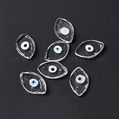 Handmade Evil Eye Lampwork Cabochons&nbsp;LAMP-F025-06A