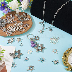 78Pcs 11 Styles Tibetan Style Alloy Pendants&nbsp;TIBE-TA0001-35