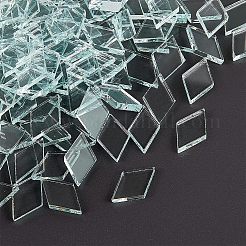 Transparent Glass Cabochons&nbsp;GLAA-FG0001-02