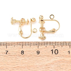 316 Surgical Stainless Steel Clip-on Earring Findings&nbsp;X-STAS-H240-45G