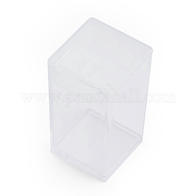プラスチックビーズ収納ケース  長方形  透明  5x2.95x2.7cm&nbsp;CON-N012-04-1