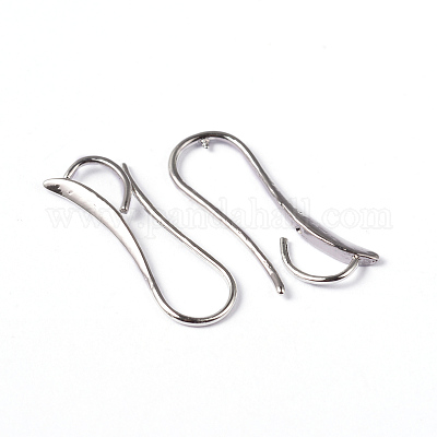 Brass Earring Hook&nbsp;KK-C1277-1