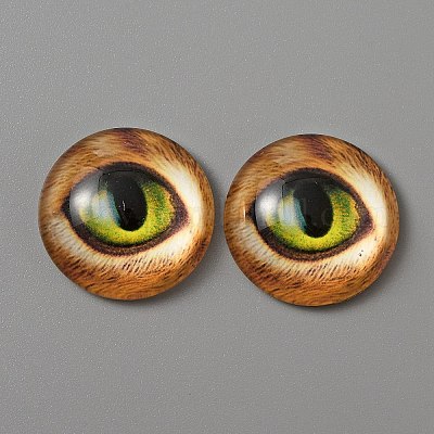 Glass Cabochons&nbsp;GLAA-WH0031-36A-1