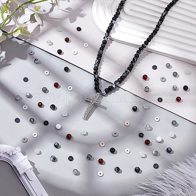 DIY Round & Disc/Flat Round Beads Kits&nbsp;DIY-PH0030-85C-1