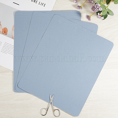 粘着布パッチ  長方形  ライトスチールブルー  280x260x0.6mm&nbsp;DIY-WH20011-38F-1