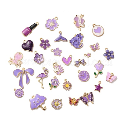 Alloy Enamel Pendants&nbsp;ENAM-D043-01E-1