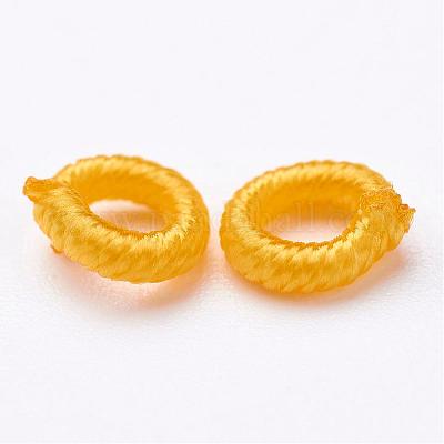 Polyester Weave Beads&nbsp;WOVE-N003-24-1
