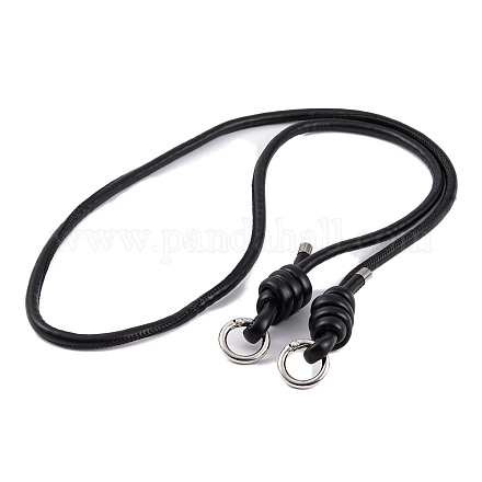 PU Leather & Alloy Phone Hand Strap Chains AJEW-H151-01H-1