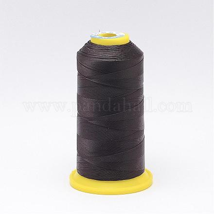 ナイロン縫糸  コーヒー  0.6mm  約300m /ロール&nbsp;NWIR-N006-01A2-0.6mm-1