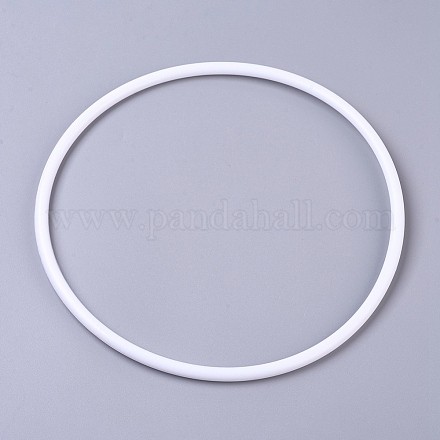 Hoops Macrame Ring X-DIY-WH0157-47G-1